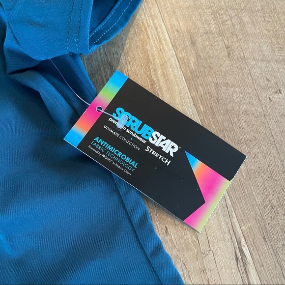 NWT Bundle X2 Womens Scrubstar Scrub Top Ultimate Collection - Picture 4 of 11